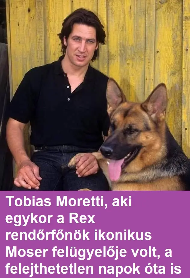Tobias Moretti, aki egykor a Rex rendőrfőnök ikonikus Moser felügyelője volt, a felejthetetlen napok óta is szeretett figura maradt hűséges kutyás sztárja mellett 
