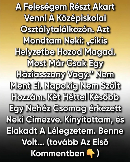 Alabecsultem a felesegemet